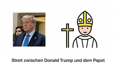 Streit zwischen Donald Trump und Papst Leo 14.04.2026 Streit zwischen Donald Trump und Papst Leo 14.04.2026